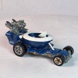 Hot Wheels 1997 Blue Hot Seat Toilet Dragster Die-Cast Car